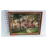 Painting on board, Courthouse in Frederick, Md.