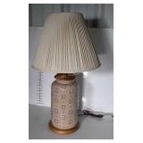 Home Decor Table Lamp, with pleated Shade