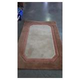 Area Rug, needs cleaned 4x6ft with tear in seam