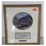 Thomas Kincaid Framed wall accent Print