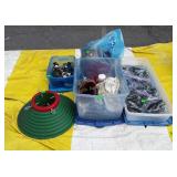 Group lot of Christmas decor