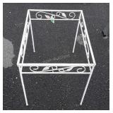 Wrought Iron patio side table Frame only needs