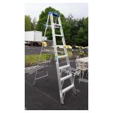 Werner 8ft aluminum Step Ladder, in near new