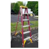 Werner 6ft Fiberglass Step Ladder, slightly used