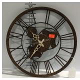Roman numeral battery operated wall clock seller