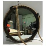 nautical rope hanging wall mirror seller code J1