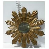 Metal Sunburst mirror