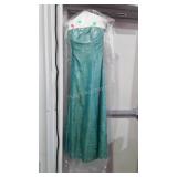 Girls blue prom dress