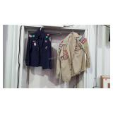 Two boy scouts shirts