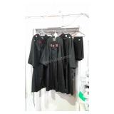 Graduation gowns from Radford and UT prosim