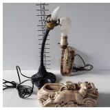Lighting - Pottery deer TV planter light, Metal
