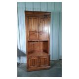 Pine Wall unit Cupboard, upper cabinet with