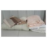 Beddung. Duvet and duvet cover, bed skirt,