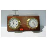Shortland Bowen clock and barometer