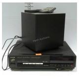 2 piece electronic lot: Vizio  subwoofer and Aiwa