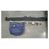 Hunting equipment including knife holder,