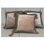 Set of three 18", NEWPORT throw pillows with