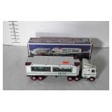 Hess toy truck with race cars