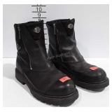 Pair of Harley Davidson Boots, zipper style size