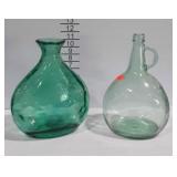 Two Glass home Decor Vases, seller code J1