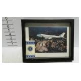 Shadow box with US Air Force photo with box of