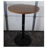 Bistro style table, 30" in diameter and 41" tall