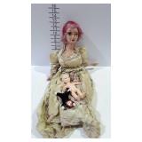 Dolls- vinyl Kewpie, small plastic, Ty Tiny Beanie