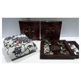 Decor group, fleur de lis wall plaques, metal