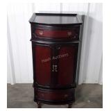 Mahogany jewelry armoire, 39" tall seller code VQ