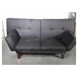 Gray sofa, that folds down into a bed, seller