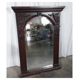 Wall Decor Mirror. Carved frame with arched