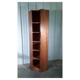 Corner Shelf Unit, adjustable shelves 84" tall