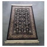 Flower design hallway runner is 47" long by 24"