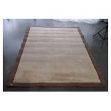 Wool area rug, 91"  long by 60" wide