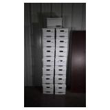 Group of 15 bankers boxes