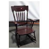 Anrique Pressback Rocking Chair. Armed chair