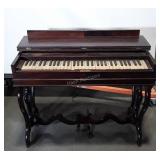 Antique Piano. Mahogany cabinet neat