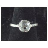 Size 5.5 ring with clear stone