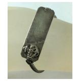 Sterling silver US Navy sweetheart bracelet no