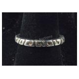 Size 7 Sterling silver band
