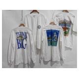 Four Fish head gear shirts, two long sleeve