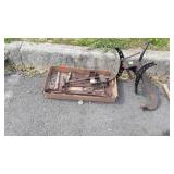 Iron Lot, includes, pipe cutter, wire strecher,