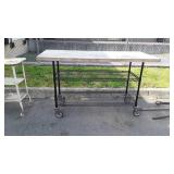 Gardening Work Table, base is a Metro 2 Shelf