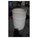 Poly Barrel, top is cut out