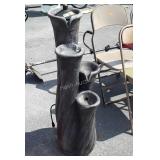 Lawn Garden Decor, tiki torch burner Fountain,