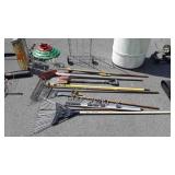 Lawn Tools Group. Leaf & Garden Rakes, trench