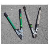 Two pair of Tree Limb Loppers