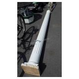 Porch Column, pine wood made, about 8ft long.