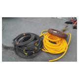 Hoses and Water Tubing, old mess of soaker hose,