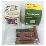 Ammo, 410ga one full and a partial box of 2 1/2in